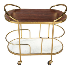 Antalya Multicolor Bar Cart - Ornate Home