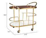 Antalya Multicolor Bar Cart - Ornate Home