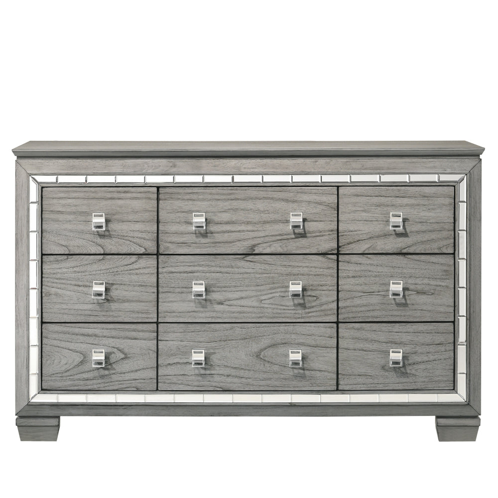 Antares Light Gray Oak Dresser - Ornate Home