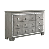 Antares Light Gray Oak Dresser - Ornate Home