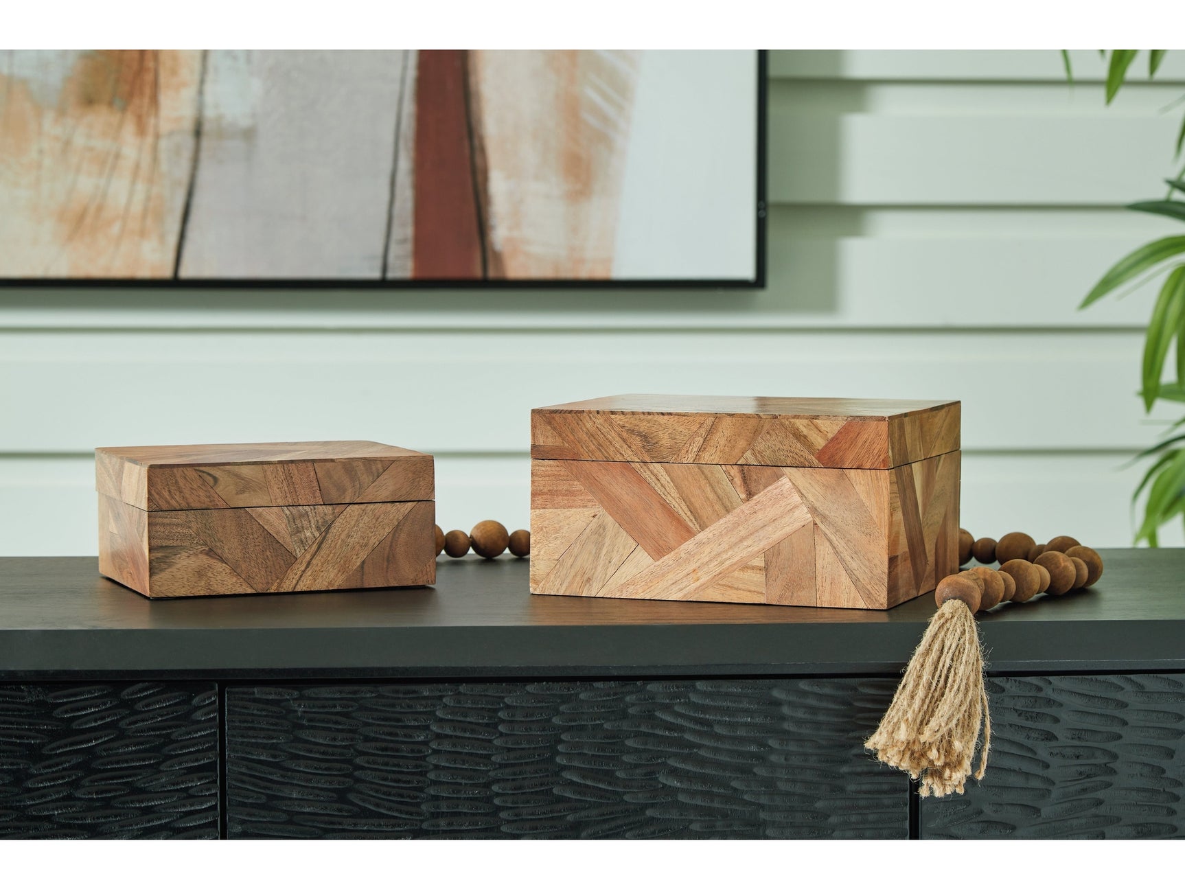 Antford Brown Box (Set of 2) (Online Special Price) - Ornate Home