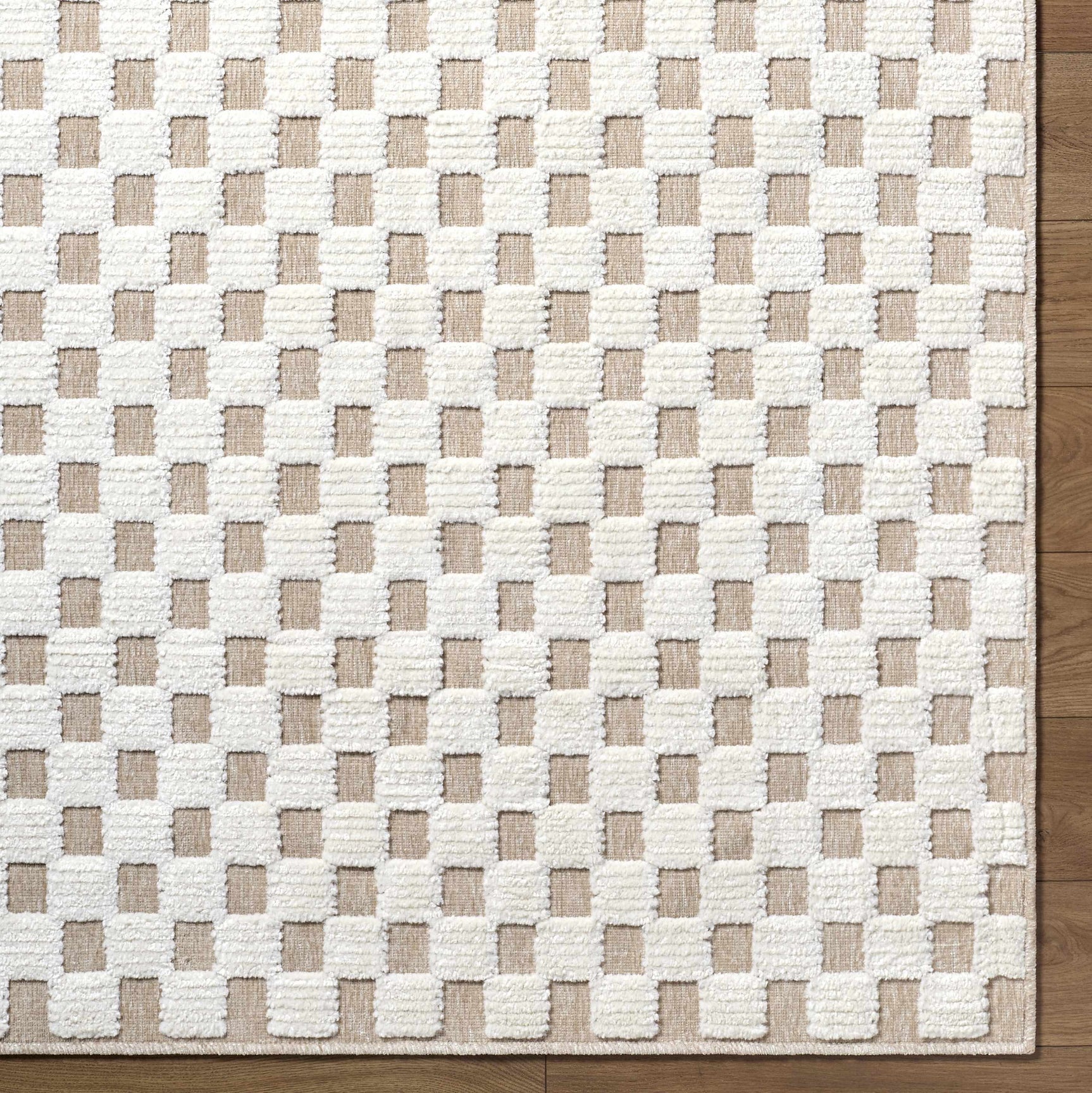 Anthea Light Gray Washable Area Rug - Ornate Home