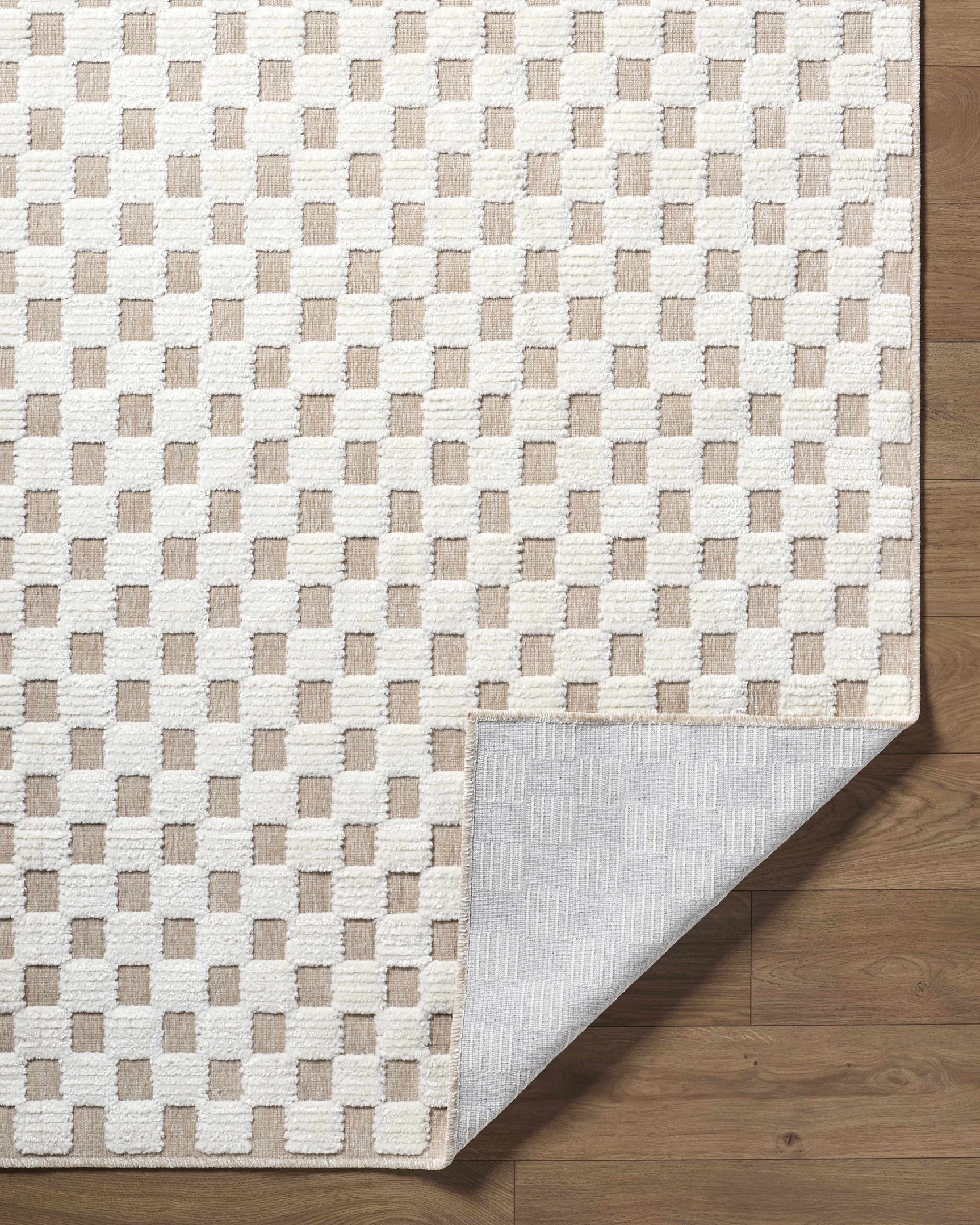 Anthea Light Gray Washable Area Rug - Ornate Home
