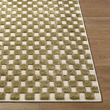 Anthea Olive Washable Area Rug - Ornate Home