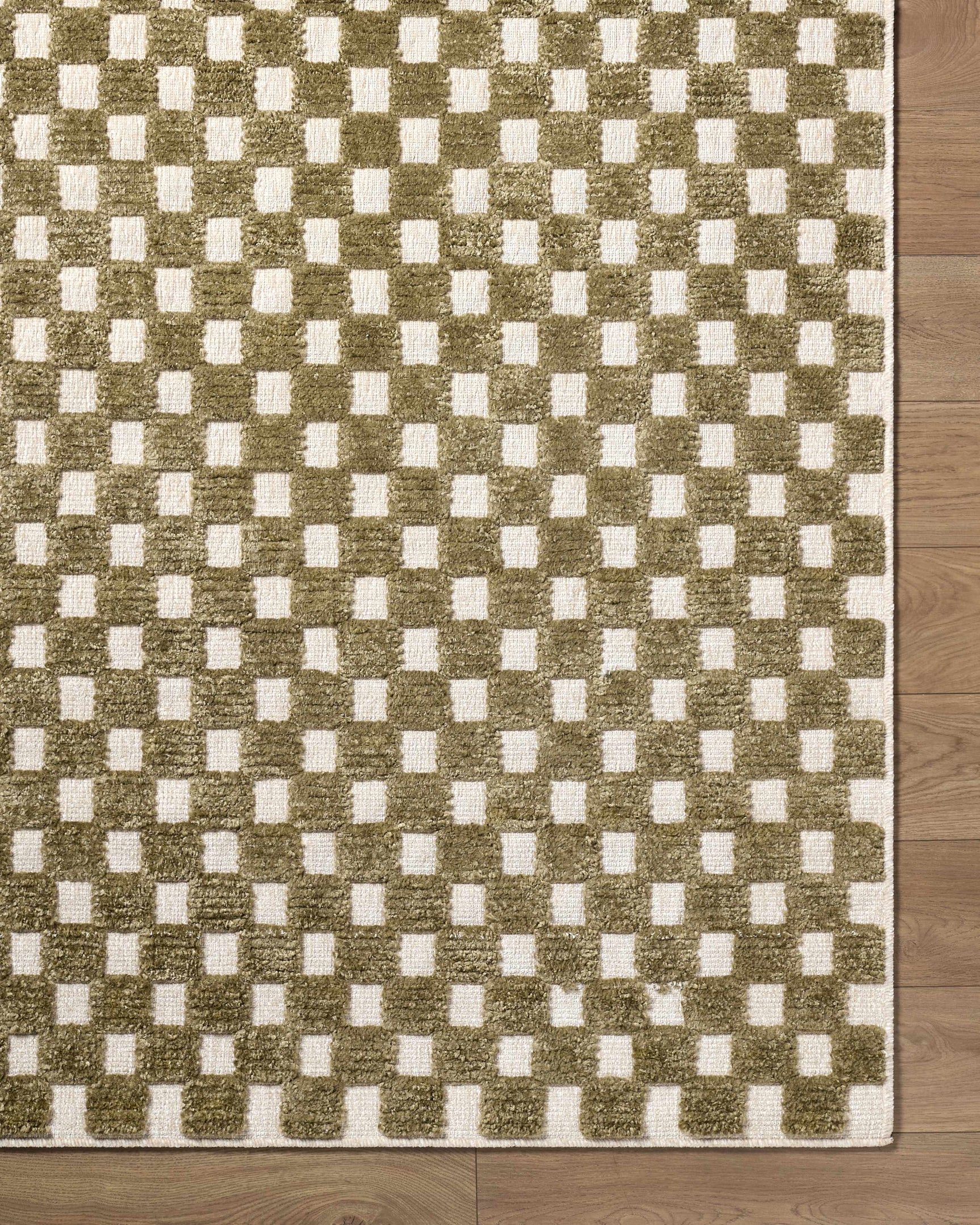 Anthea Olive Washable Area Rug - Ornate Home