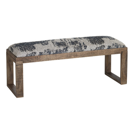 Anthropology Navy/Brown Bench - Ornate Home