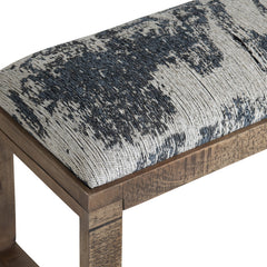 Anthropology Navy/Brown Bench - Ornate Home