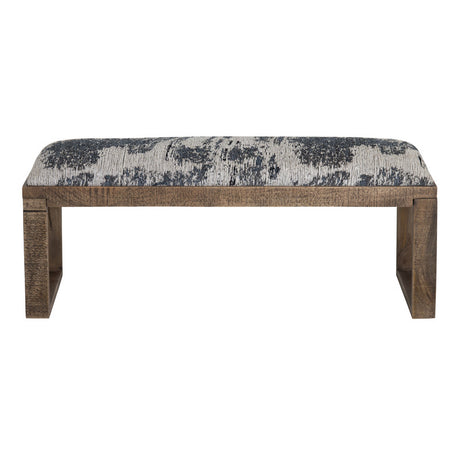 Anthropology Navy/Brown Bench - Ornate Home