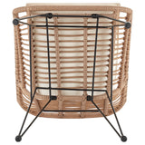 Antibes 1.0 Patio 2-Person Seating Group with End Table with Cream Cushions - Ornate Home