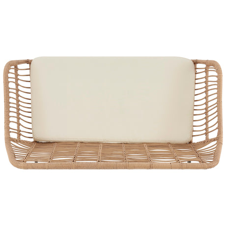 Antibes 2.0 Patio 4-Person Conversation Set with Coffee Table with Cream Cushions - Ornate Home