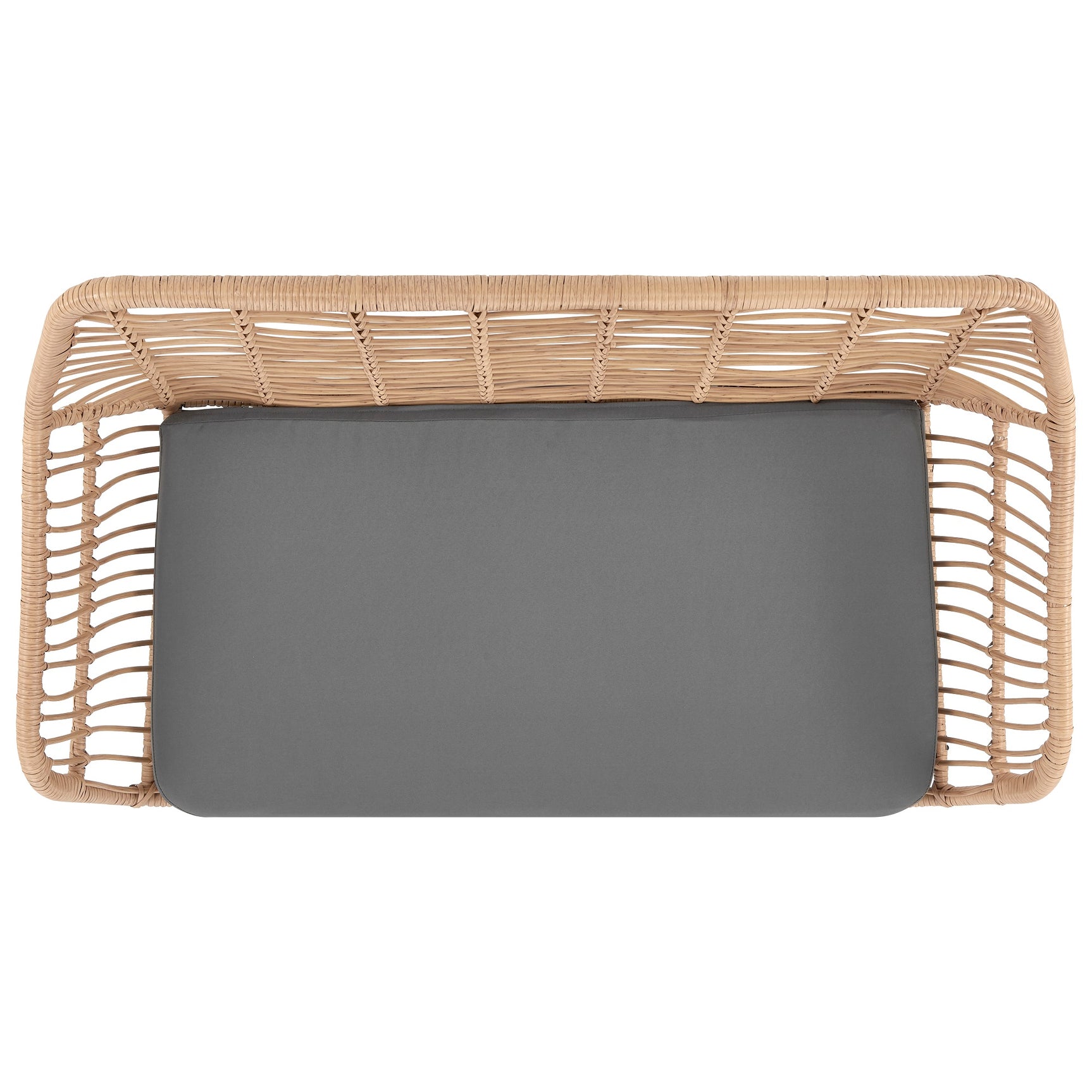 Antibes 2.0 Patio 4-Person Conversation Set with Coffee Table with Grey Cushions - Ornate Home