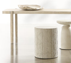 Antibes Pumice Accent Table - Ornate Home