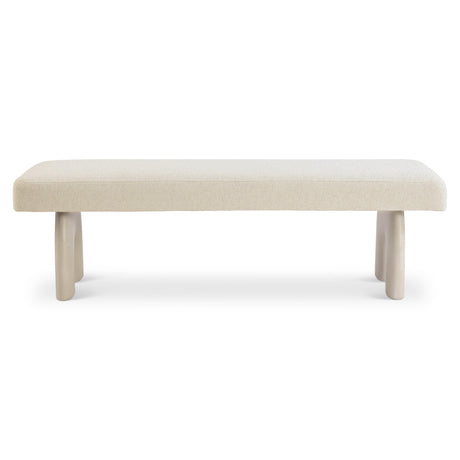 Antibes Pumice/Beige/Tan Bench - Ornate Home