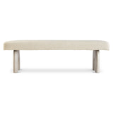 Antibes Pumice/Beige/Tan Bench - Ornate Home