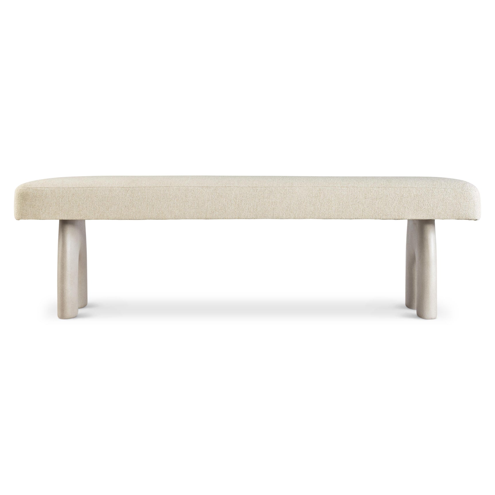 Antibes Pumice/Beige/Tan Bench - Ornate Home