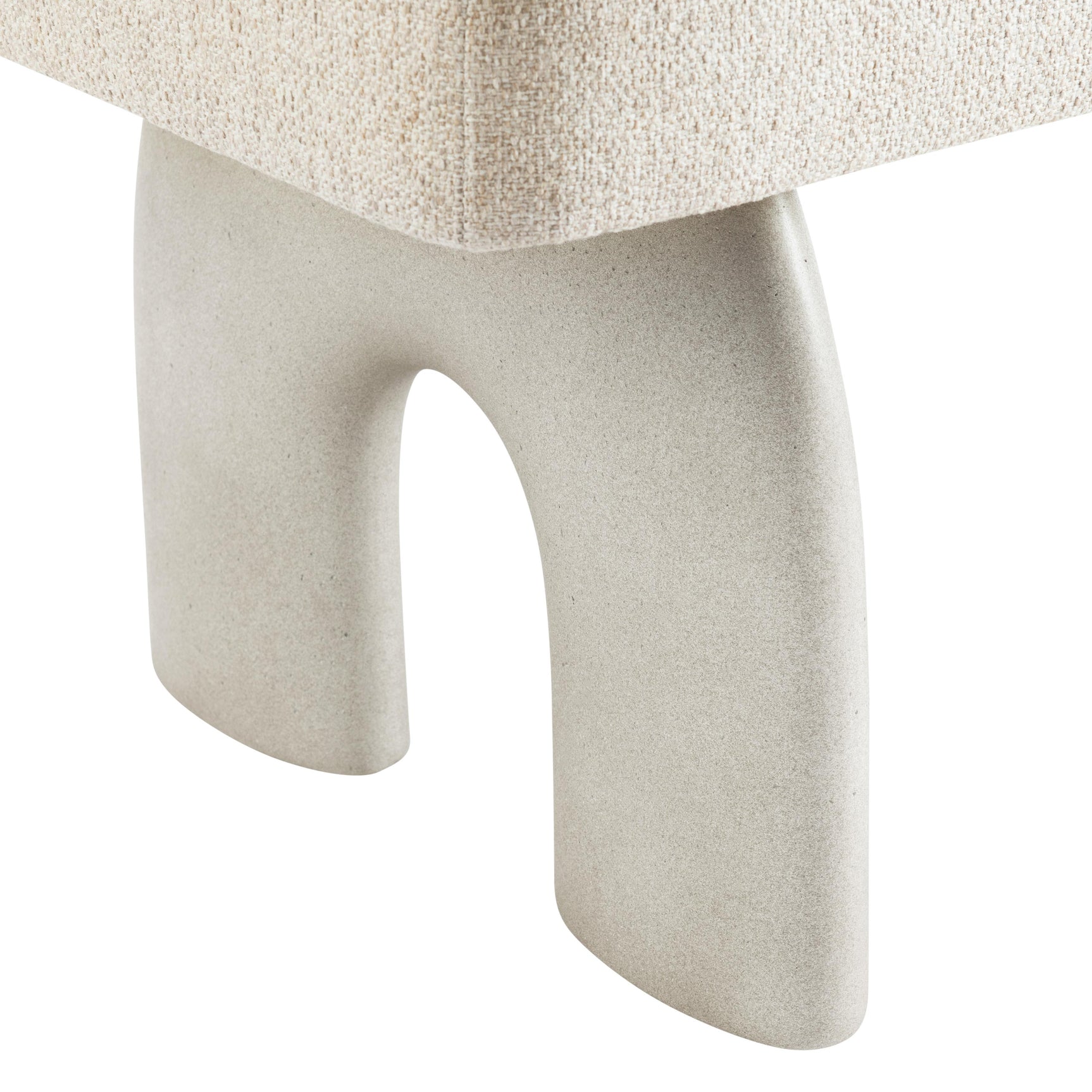 Antibes Pumice/Beige/Tan Bench - Ornate Home