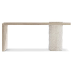 Antibes Pumice/Roz Console Table 76" - Ornate Home