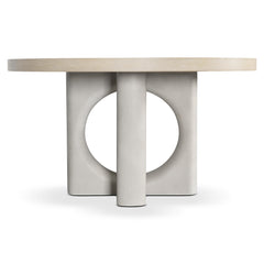 Antibes Pumice/Roz Dining Table - Ornate Home
