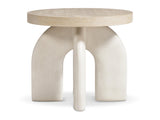Antibes Pumice/Roz Side Table - Ornate Home