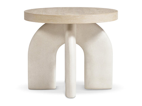 Antibes Pumice/Roz Side Table - Ornate Home
