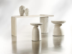 Antibes Pumice Side Table - Ornate Home