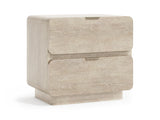 Antibes Roz 2-Drawer Narrow Nightstand - Ornate Home