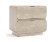 Antibes Roz 2-Drawer Narrow Nightstand - Ornate Home