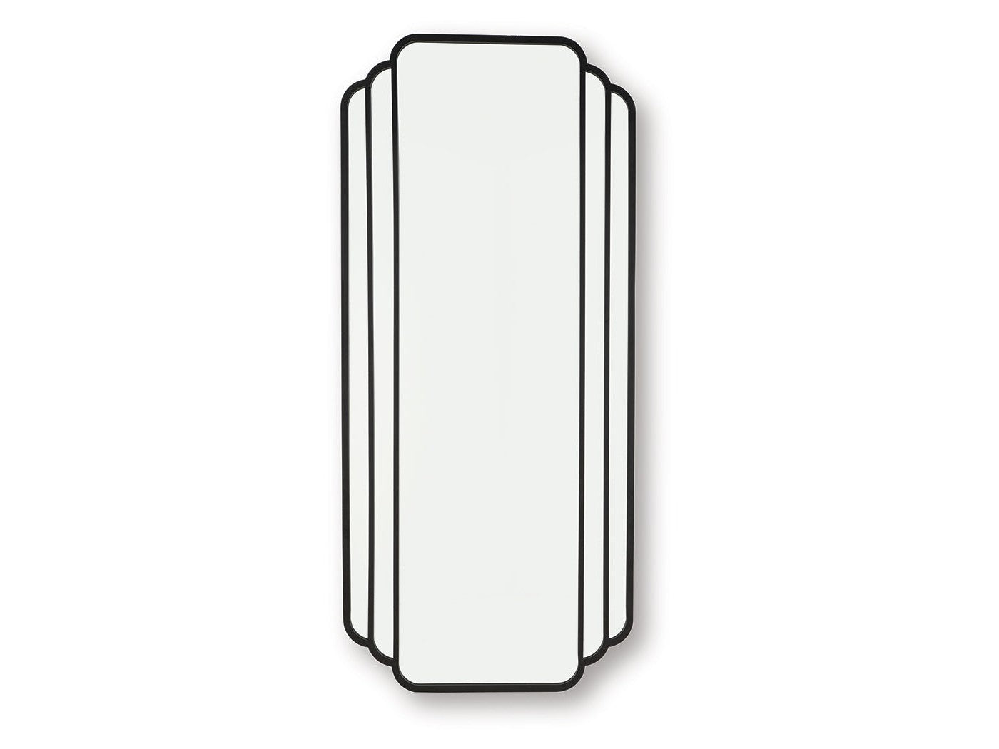 Antigone Black Floor Mirror (Online Special Price) - Ornate Home