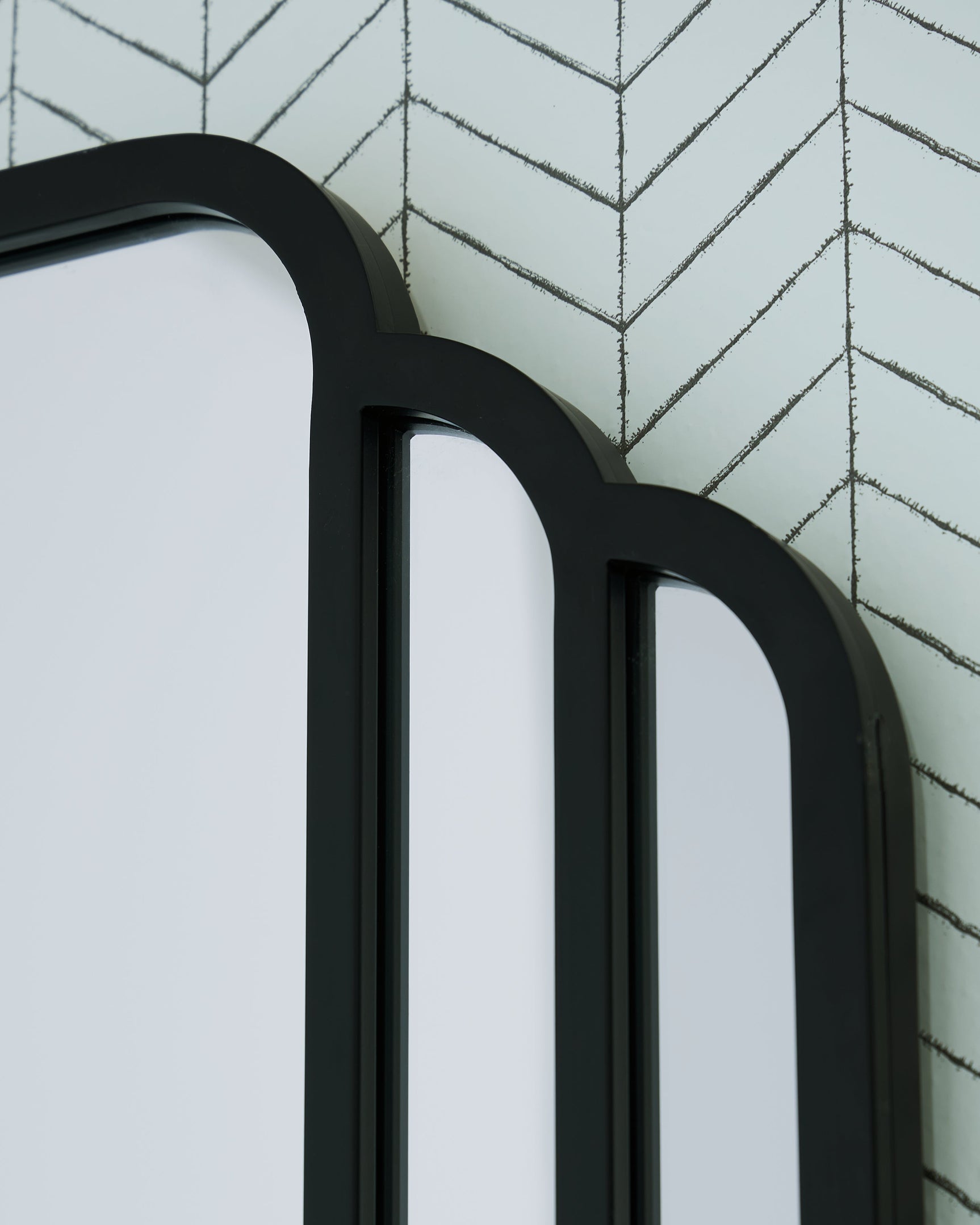 Antigone Black Floor Mirror (Online Special Price) - Ornate Home