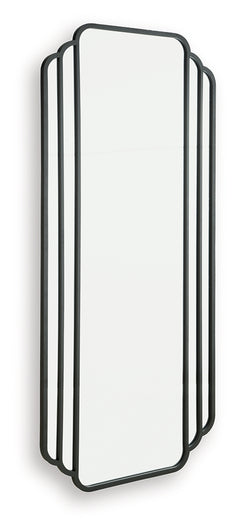 Antigone Black Floor Mirror - Ornate Home