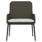 Antilles Grey Flannel/White/Cream Outdoor Arm Chair - Ornate Home