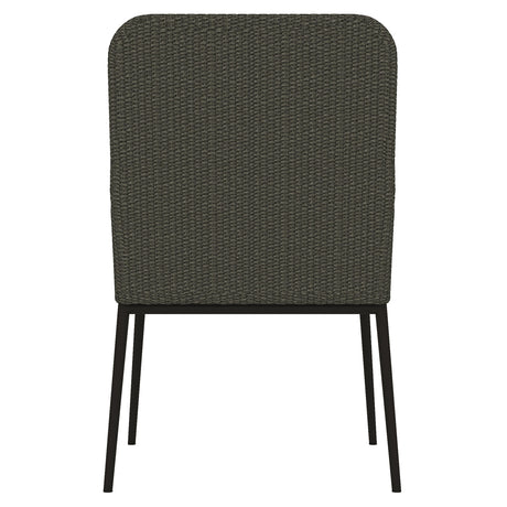 Antilles Grey Flannel/White/Cream Outdoor Arm Chair - Ornate Home