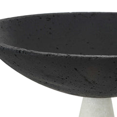 Antithesis Black/White Marble Bowls (Set of 2) - Ornate Home