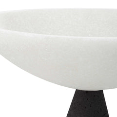 Antithesis Black/White Marble Bowls (Set of 2) - Ornate Home