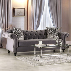Antoinette Gray Sofa - Ornate Home