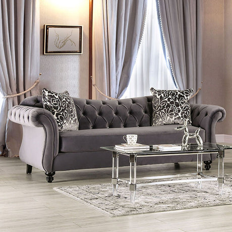 Antoinette Gray Sofa - Ornate Home