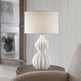 Antoinette White Marble Table Lamp - Ornate Home
