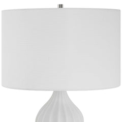 Antoinette White Marble Table Lamp - Ornate Home