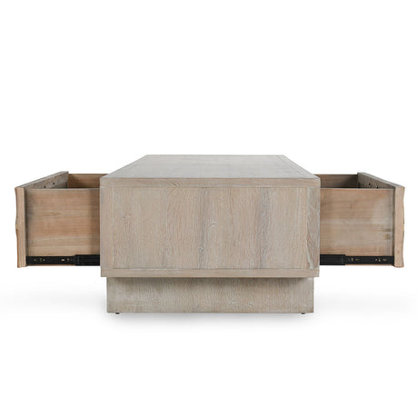 Anton Beige/Natural Coffee Table - Ornate Home