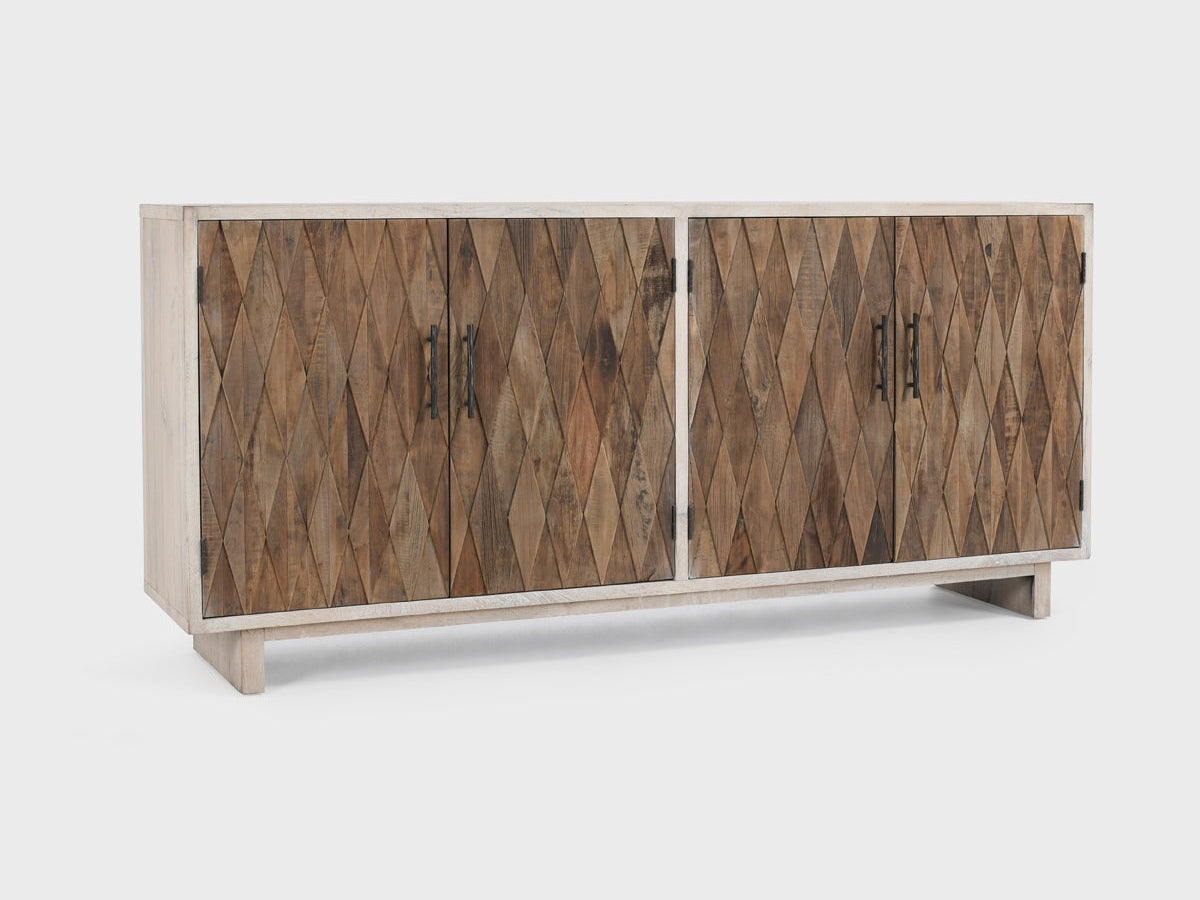 Anton Beige/Natural Sideboard - Ornate Home