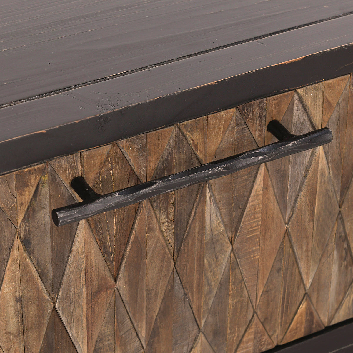 Anton Black/Natural Coffee Table - Ornate Home