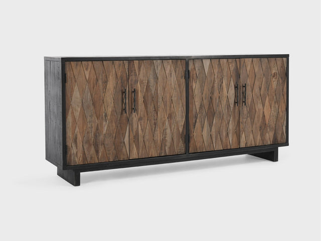 Anton Black/Natural Sideboard - Ornate Home