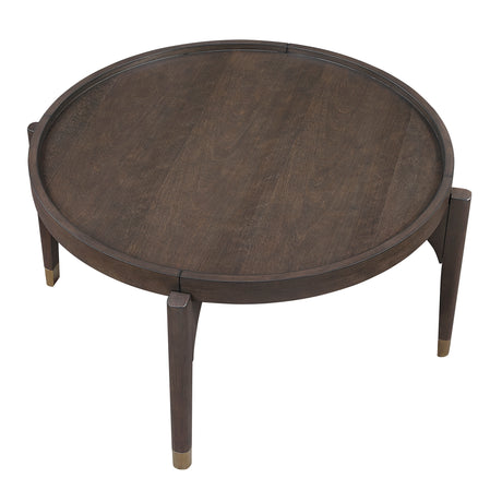 Anton Dark Brown Cocktail Table - Ornate Home