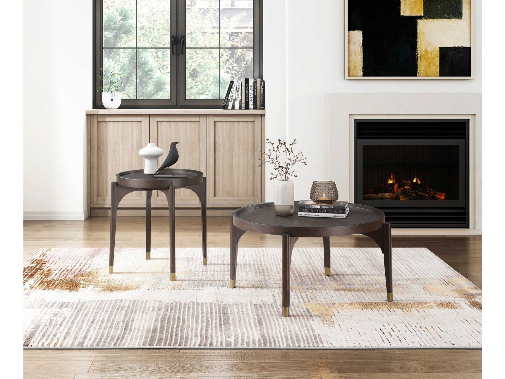 Anton Dark Brown Cocktail Table - Ornate Home