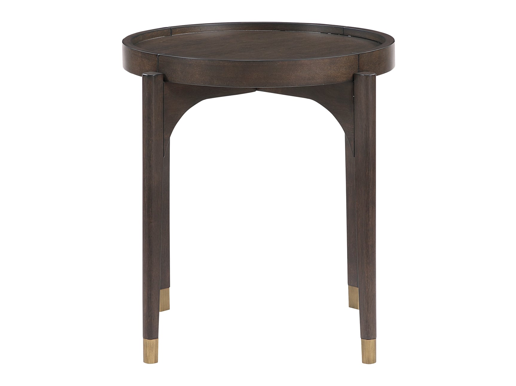 Anton Dark Brown End Table - Ornate Home