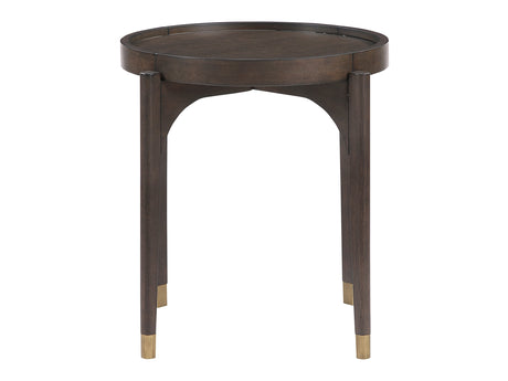 Anton Dark Brown End Table - Ornate Home