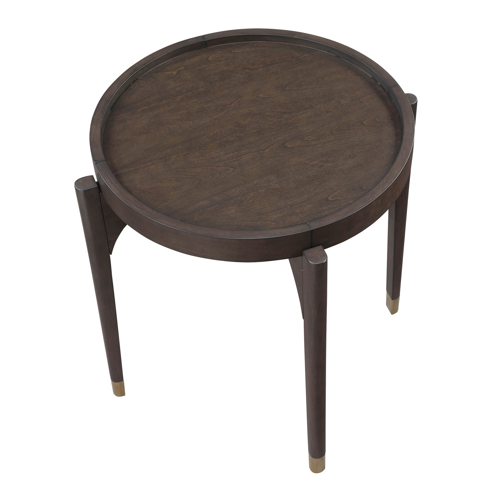 Anton Dark Brown End Table - Ornate Home