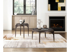 Anton Dark Brown End Table - Ornate Home