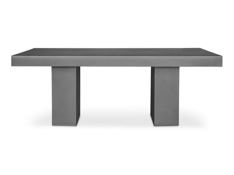 Antonius  Dark Grey Outdoor Dining Table - Ornate Home