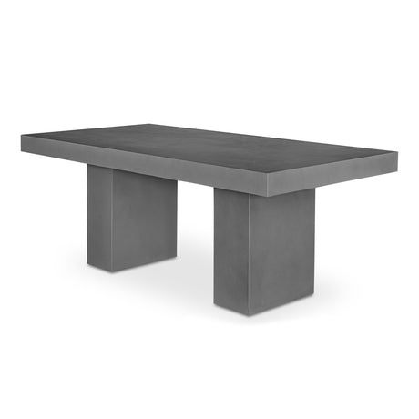 Antonius  Dark Grey Outdoor Dining Table - Ornate Home